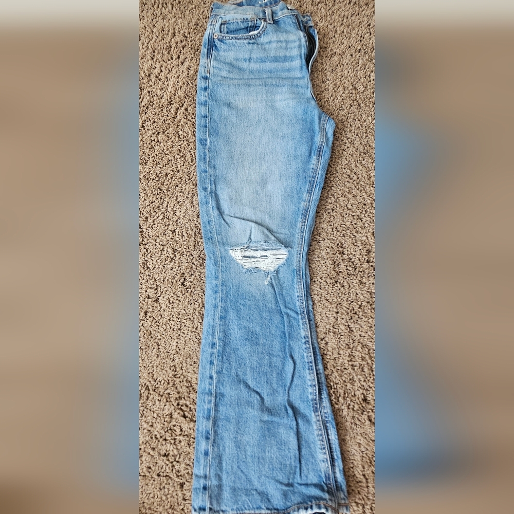 American Eagle Outfitters Light Blue Flare Jeans